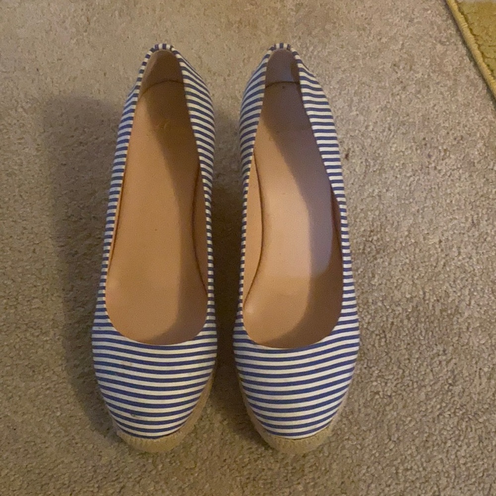 J crew espadrilles! Worn once!!!